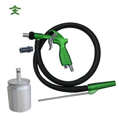 China 5.0mm 6.0mm Nozzle Multi-Purpose Gun Dirt Removal Paint Rust Sand Blaster Pneumatic Spray Gun Set 0.6-0.9L/min for sale