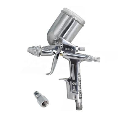 China Crafts Art Spray Gun Special Gun Pneumatic Paint Spray Gun 0.5mm Diameter For Painting On Wall With 150cc Capacity Metal Cans for sale