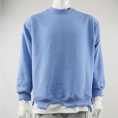 China Breathable Autumn Men Cotton Solid Color 97 Round Neck Men's Sweater Men's Long Sleeves Sports Sweater for sale