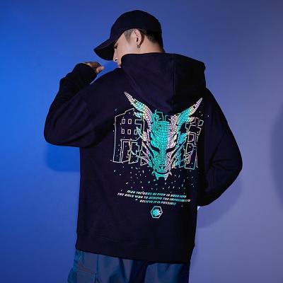 China Breathable streetwear oversized hoodie autumn pullover custom print hoodies men men for sale