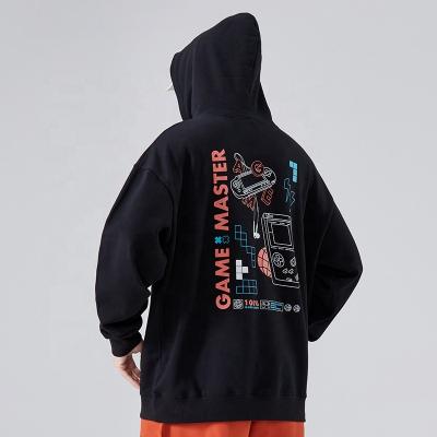 China Breathable High Quality Oversized Hoodie Streetwear Custom Printing Mens Hoodies for sale