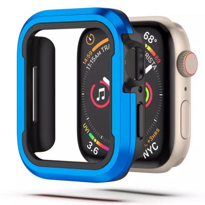 China Shockproof Shockproof Watch Case For Apple Watch Cover Luxury Case For iwatch Series 7 41 45mm Accessories for sale