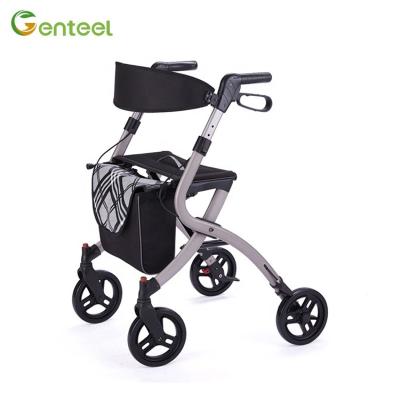 China Innovative Adult Venus Sturdy Lightweight Aluminum Side Folding Aluminum Rollator for sale