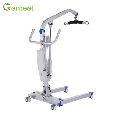 China Medical and Homecare Folding Patient Lift Electric Patient Crane Adjustable Patient Transfer Lifter Equipment for Handicapped for sale