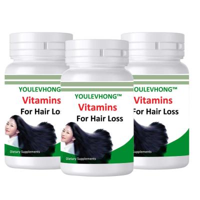 China Men And Women Healthy Hair Growth Vitamins Gluten Free GMP Certified Hair Vitamin Biotin for sale