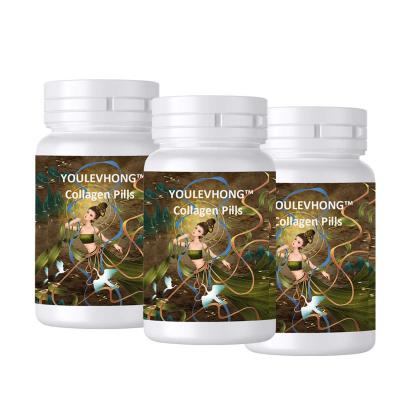 China Hyaluronic Acid & Vitamin C Multi Collagen Pills 5 Type Hydrolyzed Collagen Protein Peptides Types I II III V X for sale