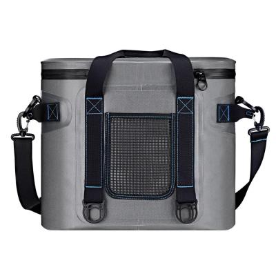 China Waterproof Soft Cooler 30 Can Soft Pack Cooler Insulated Soft Sided Cooler with Heavy Duty Waterproof TPU Material and Closed-cell Foam for for sale