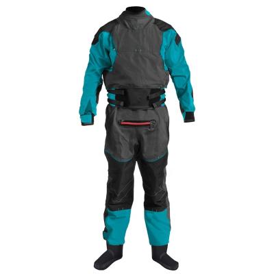 China Hot Sale Breathable 3 Layer Freediving Waterproof Breathable Diving Suit For Kayaking With Exhaust Construction Latex+Neoprene Pads Dry Suit for sale