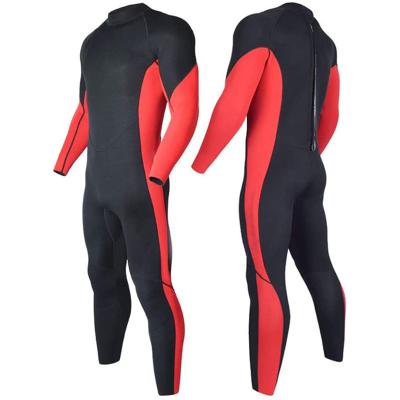 China Antibacterial Man Neoprene Garment 5mm Insulated Back Zip Fullsuit Black Customized Surfing for sale