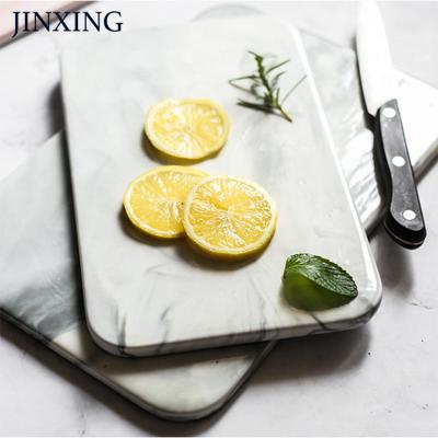 China Ceramic Rectangular Western Bread Sushi Cake Cutting Board Single Marbled Dish Viable Single Dish Dinner Platter for sale