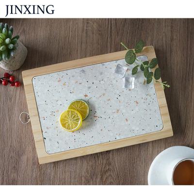 China Best Selling New Design Disposable Products Profession Pizza Cutting Board Marble and Bamboo Cutting Board for sale