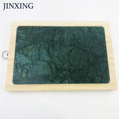 China Natural marble wooden cutting board made in viable professional factory mosaic kitchen board cheese board for food for sale