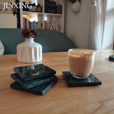 China Unique Viable Marble Coasters Beer Coffee Tea Round Hexagon Custom Set Stands Cup Mat Marble Coasters For Drink for sale