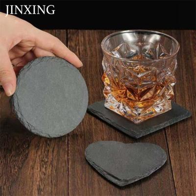 China 2022 High Quality Marble Hot Selling Sublimation Rock Sublimation Bulk Square Viable Custom Slate Coasters Wholesale for sale