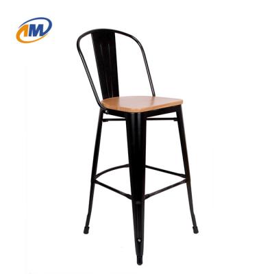 China Dining Chair Black Metal Loft Kitchen Umpire Chair for sale