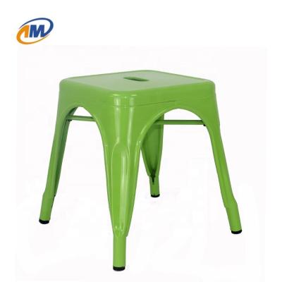 China Industrial Stools With Short Tubular Metal Base Industrial Stool Backless Style Stool For Outdoor for sale