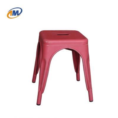 China Wholesale Industrial Stackable Stools Footstool Square Home Living Room Bedroom Space Saving Modern Seat Stool for sale