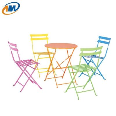 China 2018 French Bistros Comfortable Metal Lawn Wedding Portable Foldable Foldable Chair for sale