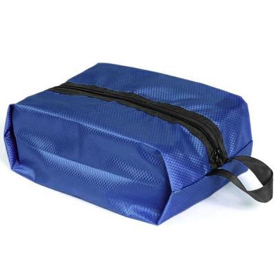 China Reusable Simply Classic Cotton Polyester Sports Shoes Bag Wholesale Travel Shoe Bag Portable Shoe Storage Bag With Zipper for sale