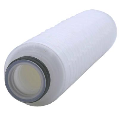 China Filtration 5 micron pore size membrane filter cartridge for liquid microfiltration for sale