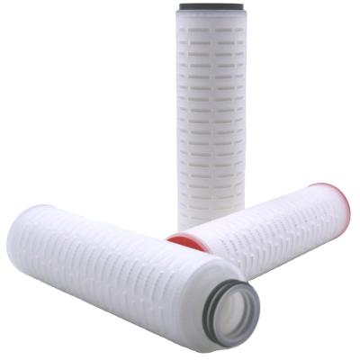 China Filtration High Quality High Flow Folding Water Filter Cartridge 20 Inch High Flow Filter Cartridge for sale