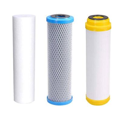 China Hotel oem CTO UDF PP water filter cartridge and carbon block granular activated carbon for home drinking RO purifier treatment system for sale