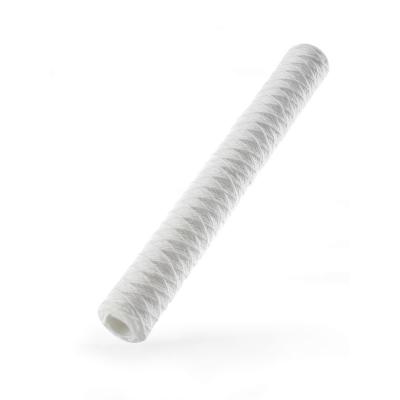 China Filtration Industrial wound string sediment 5 micron water filter cartridge for ro filter machine for sale