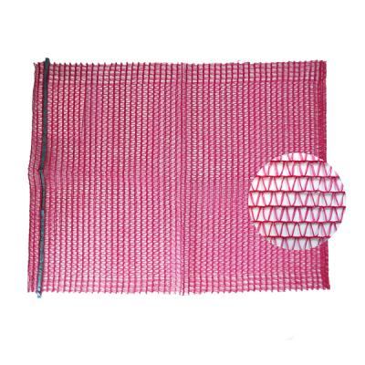 China Recyclable HDPE raschel drawstring mesh agricultural vegetables bag raschel mesh bag maschine for sale