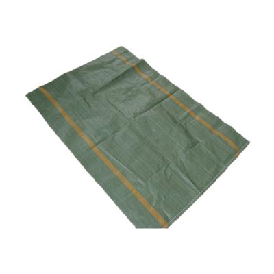 China Safety Green PP Woven Plastic Bags for sale