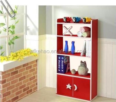 China Hot Selling High Quality Modern Style Kids Wooden Book Shelves for sale