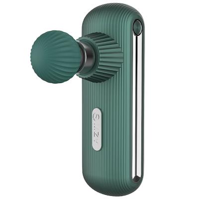 China Mini Body Massager Comfortable Cordless Percussion Powerful Portable Handheld Fascial Gun Deep Muscle Body Gun Massager for sale