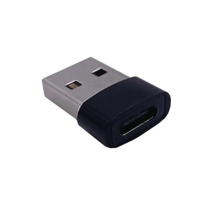 China LAPTOP OEM New Design Aluminum Alloy USB 2.0 A Male to Type-C Female OTG Connector USB to Type-C Power Adapter for sale