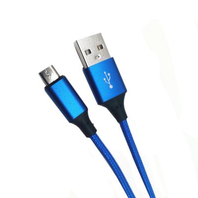 China For android 1.8m nylon micro otg usb cable charging usb one in 1 micro 2 usb cable otg for sale