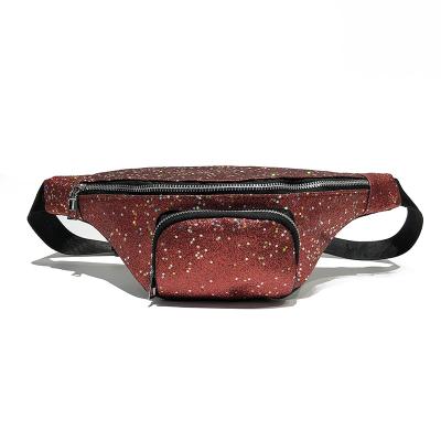 China New Water Proof Casual Waist Bag For Men And Women Simple Sequins Sports Cross - Body Designer Waist Bags Kids Waist Bag Girls for sale