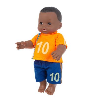 China American doll MODEL TOY rebirth doll Wholesale Dark Skin African 12 inch carrying doll boy toys for sale