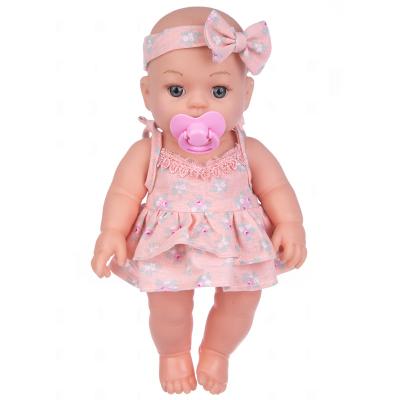 China MODEL TOY Toy High Quality Play House 12 Inch Doll Lovely Toddler Soft Silicone Reborn Vinyl Baby Doll Birthday Gift for sale