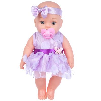 China MODEL TOY Wholesale 12 Inch Silicone Reborn Baby - Realistic Baby Doll Smile Birthday Gift Doll Toys for sale