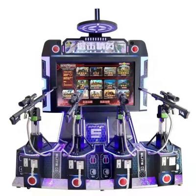 China Metal + Coin Operated Video Arcade Game Machine 2021 Latest 4 Player 65inch AR Acrylic Gun Shooting - Sniper for sale