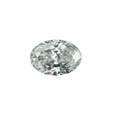 China Color play or fire like oval brilliant cut loose moissanite gemstone with wholesale price per carat for sale