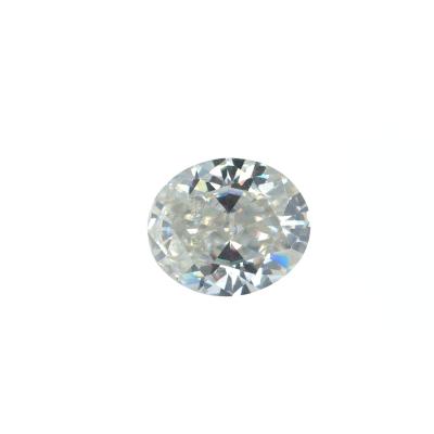 China Game Or Fire Color Teamore Gemstones Stone Precious Wholesale Moissanite Gemstone Lab 8-12mm Large Size Oval Cut White Color for sale