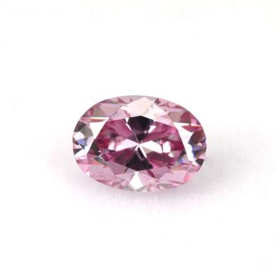 China Hot Selling Color Fire Or Fire CVD Lab Good Quality Oval Cut Moissanite Pink Diamond F-VS For Jewelry With IGI Certificate for sale