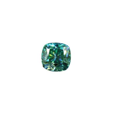 China Trillion Fire Cut Moissanite Diamond Def Vvs Gra Certificate Color Play or Green Cushion Cut Loose Moissanite Diamond for sale