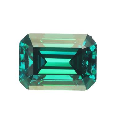 China 2021 new color game or fire diamond dark green color 3carat moissanite loose cut stone for sale