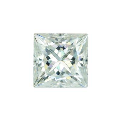 China Wholesale Fire Cut VVS1 Diverse Color Play or Clarity Princess Cut Moissanite Diamond Price Per Carat for sale