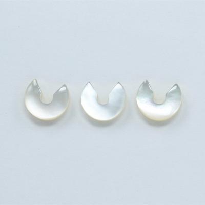 China Fire factory price 10mm high quality white mother of pearl horseshoe natural color set or shell for sale