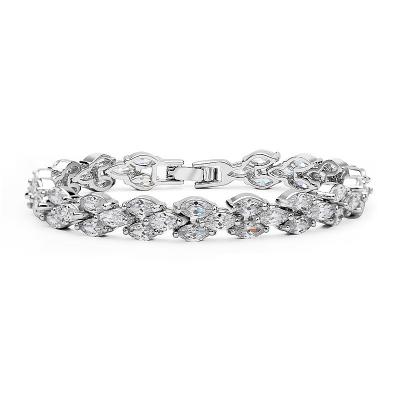 China CLASSIC European and American trend zircon s925 silver bracelet jewelry for sale