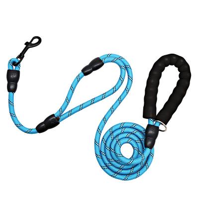 China 1.8m Custom Wholesale High Quality Traction Tow Rope Pet Leash With Two Handles for sale