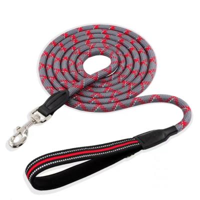 China Durable thoughtful nylon braid around pet rope suitable for medium and large dog for sale