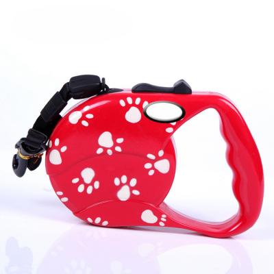 China Sustainable cute retractable dog leash for small and medium dog for sale