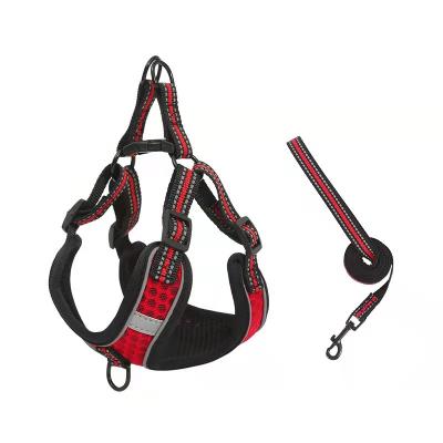 China Reflective Brand Pet Vest Harness Set for sale